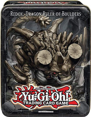 YUGIOH REDOX, DRAGON RULER OF BOULDERS COLLECTIBLE TIN *New Factory Sealed *-image