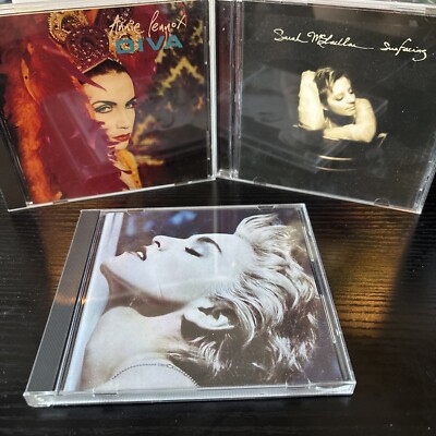 CD Lot Lady Stars Madonna Sarah McLachlan Annie Lenox-image