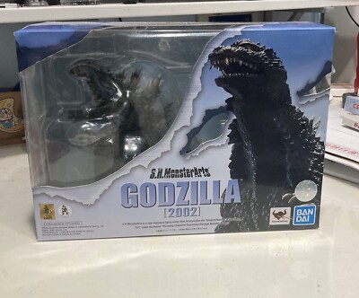 S.H.MonsterArts Godzilla (2002) Tamashii Nations Action Figure second Reissue-image