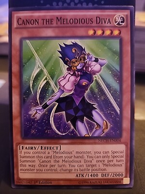 Canon the Melodious Diva - 1st Edition - Yugioh Light Monster - Vintage-image
