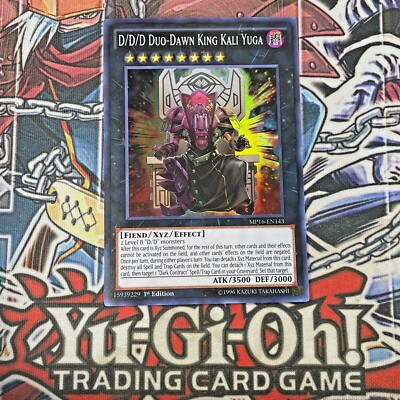 *** D/D/D Duo-Dawn King Kali Yuga 1st Ed *** MP16-EN143 | SUPER | YuGiOh! NM-image