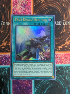 Yu-Gi-Oh! True Draco Heritage MP18-EN016 1st Edition Ultra Rare NM -image