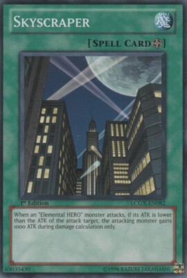 Yugioh! LP Skyscraper - LCGX-EN082 - Common - Unlimited Edition Lightly Played, -image