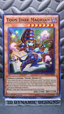 | Yugioh Toon Dark Magician MP17-EN083 Super Rare 2017 Mega Tin NM- 🔥 |-image