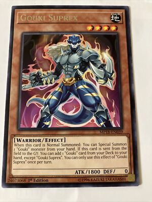 Yu-Gi-Oh! TCG Gouki Suprex 2018 Mega-Tin Mega Pack MP18-EN039 1st Edition Rare-image