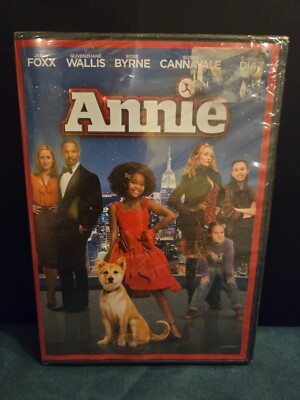 Annie (DVD, 2014) Jamie Foxx , Quvenzhané Wallis , Rose Byrne NEW Sealed-image