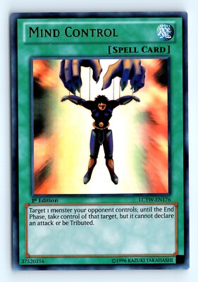 Yu-Gi-Uh Mind Control #LCYW-EN176 Legendary Collection 3: Yugi's World tcg LP-image