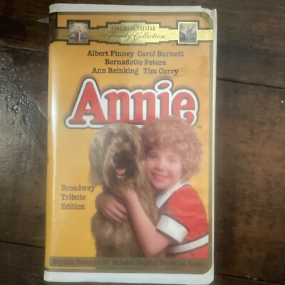 ANNIE 1997 VHS Broadway Tribute Edition Clamshell Case-image