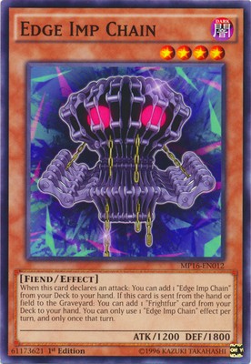 Edge Imp Chain - MP16-EN012 - Common - 1st Edition Near Mint 2016 Mega Tin Singl-image