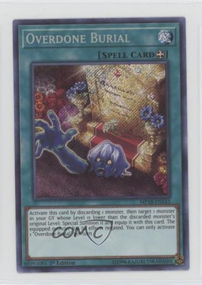 Overdone Burial 1st Ed. YuGiOh Mega-Tins Mega Pack #MP18-EN143 0ed-image