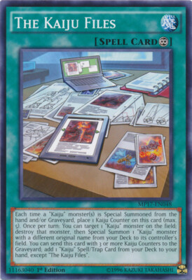 The Kaiju Files - MP17-EN048 - Common - 1st Edition LP YuGiOh!  2017 Mega-Tin Me-image
