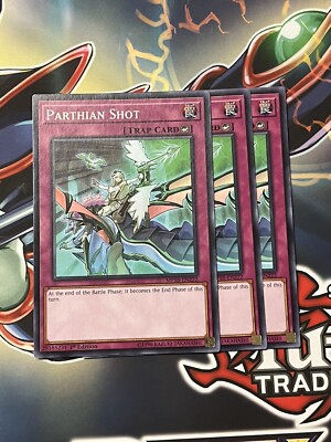 Yugioh! Parthian Shot - MP18-EN222 - Common - 1st Edition Near Mint, English X3-image