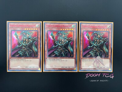 Yugioh Chaos Command Magician LDS3-EN083 1st Ed UR 🔴 (x3)-image