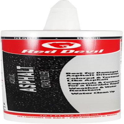0637 Asphalt Crack Filler Sealant, Driveway Sealer, Acrylic, 10.1 fl. oz. , Blac-image