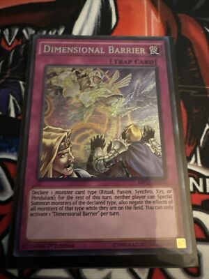 Yu-Gi-Oh! TCG Dimensional Barrier 2017 Mega-Tin Mega Pack MP17-EN163 1st Edition-image