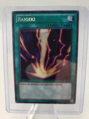Raigeki-Secret Rare-(LCJW-EN057)-Moderately Played 1st Edition-image