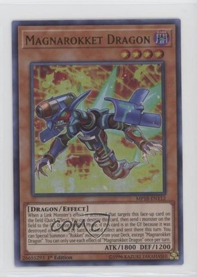 2018 Yu-Gi-Oh! Mega-Tins Mega Pack 1st Edition Magnarokket Dragon 0d08-image