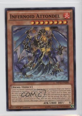 2015 Yu-Gi-Oh! Mega-Tins Mega Pack 1st Edition Infernoid Attondel 0g4-image