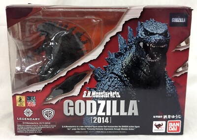 Bandai S.H.MonsterArts godzilla 2014 Action Figure Good Free Ship Free Ship JP-image