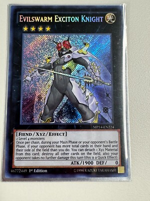 Evilswarm Exciton Knight - Secret Rare 2014 Mega-Tins Mega Pack (MP14-EN224)-image