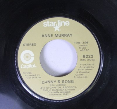 Country 45 Annie Murray - Danny'S Song / Cotton Jenny On Starline-image