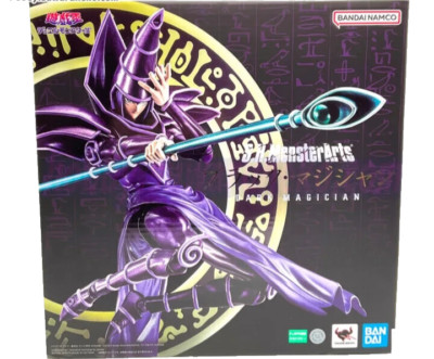 S.H.MonsterArts Yu-Gi-Oh! Duel Monsters DARK MAGICIAN Action Figure NEW-image