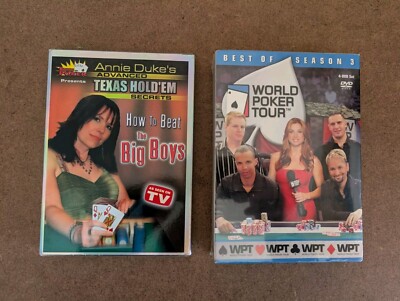 Annie Duke's Advanced Texas Hold 'Em Secrets & WPT Best Season 3 DVD New Sealed-image