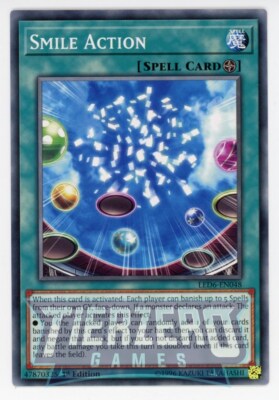 Yugioh Smile Action LED6-EN048 Common 1st Edition NM/LP-image