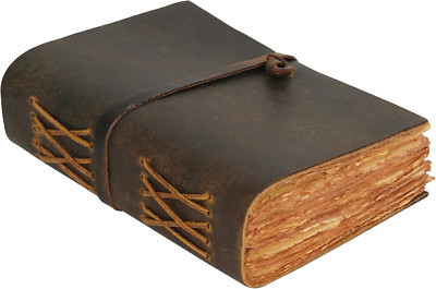 LEATHER VILLAGE - Vintage Leather Bound Journal for Men & Women - 8