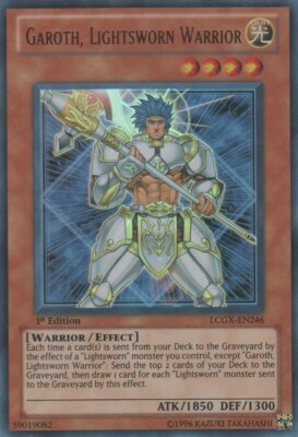 Yugioh! MP Garoth, Lightsworn Warrior - LCGX-EN246 - Ultra Rare - Unlimited Edit-image
