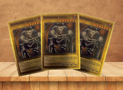 3x Summoned Skull Gold Promo | Collector | DIY Holo | Orica | Yugioh| YSYR-EN004-image