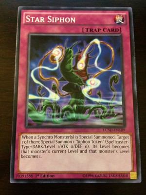 LC5D-EN109 Yugioh! STAR SIPHON - 1st Ed LEGENDARY COLLECTION 5Ds - Near Mint x1-image
