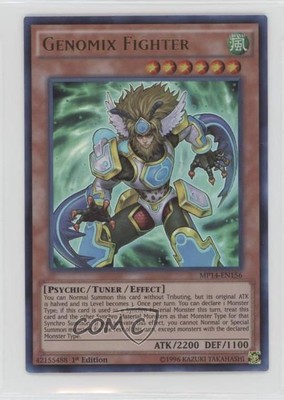 Genomix Fighter 1st Ed. YuGiOh Mega-Tins Mega Pack #MP14-EN156 q5p-image