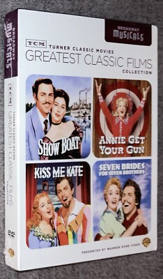 Annie Get You’re Gun/7 Brides/Kiss Me Kate/Show Boat DVD TCM Broadway Musicals-image