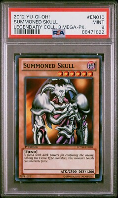 Summoned Skull LCYW-EN010 YuGiOh Legendary Collection 3 Super Rare  PSA 9-image