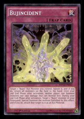 Yugioh Bujincident #MP15-EN043 2015 Mega-Tins Mega Pack LP-image