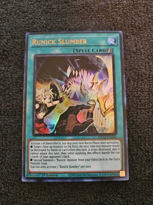 Yu-Gi-Oh! TCG Runick Slumber 25th Anniversary Tin: Dueling Heroes Mega Pack...-image