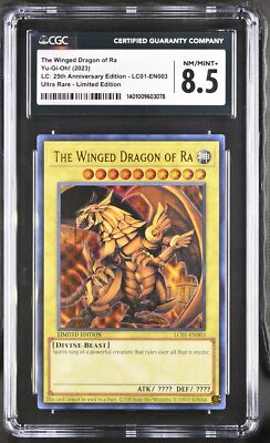 Yu-Gi-Oh! TCG The Winged Dragon of Ra #LC01-EN003 English CGC 8.5-image