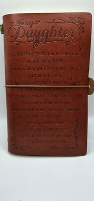 NEW Leather Vintage Journal Notebook Lined Paper Diary Planner with tie-image