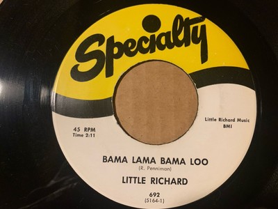LITTLE RICHARD  Bama Lama/Annie Is Back  45 on SPECIALTY  EX-image