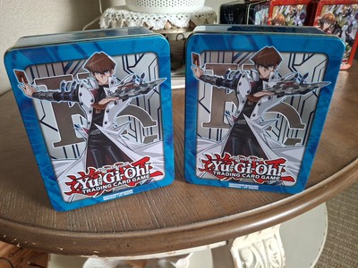 EMPTY Set Of 2, Yu-Gi-Oh! Mega Tin 1996 Shonen Jump Collectible Tin - Empty-image
