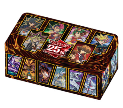 YuGiOh Dueling Heroes Tin : 1st Edition : 2023 25th Anniversary Mega Tin : New-image