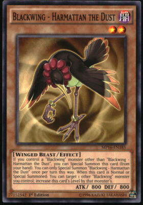 Yu-Gi-Oh! Mega-Tin  Pack Blackwing - Harmattan the Dust 2016 1st MP16-EN185-image