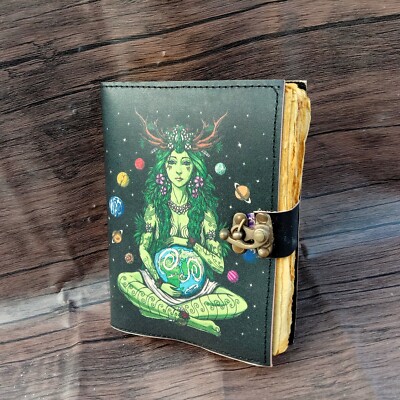 leather journal handmade journal diary notebook personalised gift for her him-image