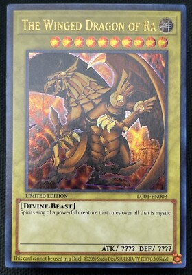 Yugioh! The Winged Dragon of Ra LC01-EN003 Ultra Rare Limited Edition NM-image