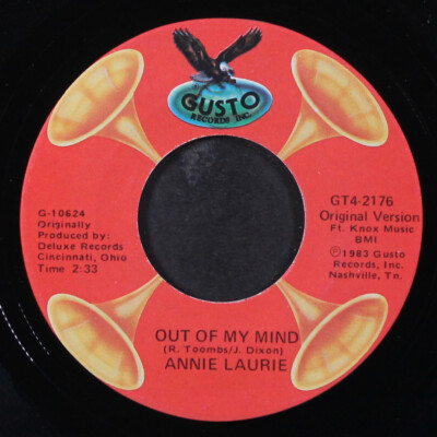 ANNIE LAURIE: out of my mind / you're the only one for me GUSTO 7