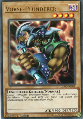yugioh 1x Vorse Looter LCKC-EN003 ULTRA RARE 1ST EDITION GERMAN-image