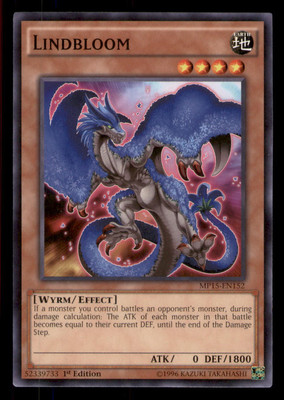 Yugioh Lindbloom #MP15-EN152 2015 Mega-Tins Mega Pack LP-image