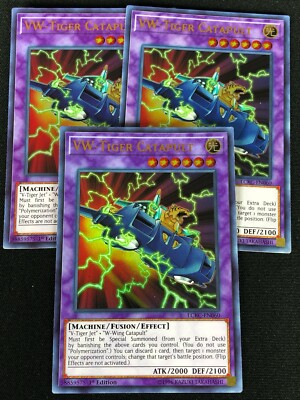 YUGIOH VW TIGER CATAPULT LCKC-EN060 1ST ULTRA X3 (NM)-image