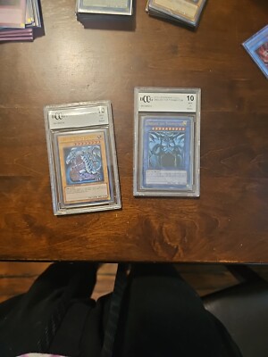 Yugioh Blue-Eyes White Dragon LC01-EN004 Obelisk The Tormentor EN001 BCCG 10 Mt-image